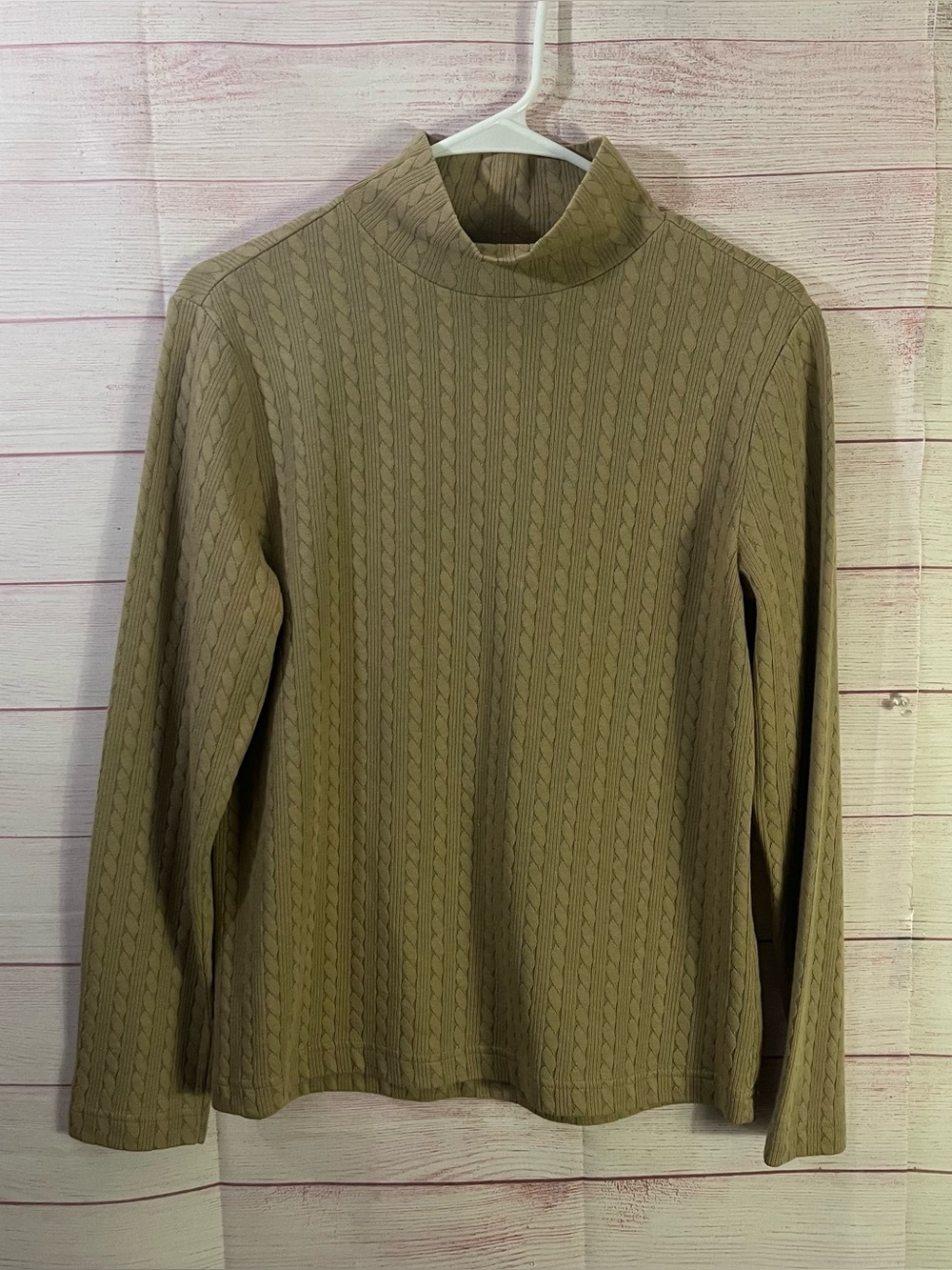 Orvis Smock Neck Long Sleeve Shirt Size Small